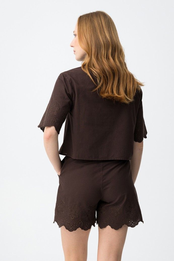 Lencastre-c brown shirt