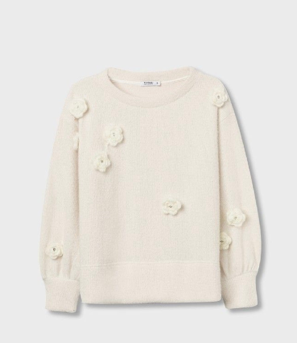 Puffy birch knit