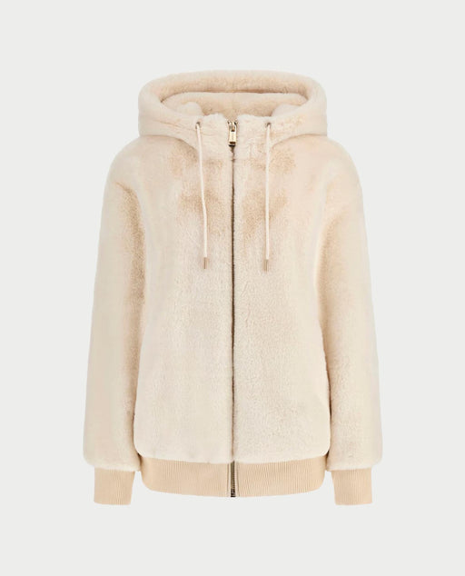 Guess snow  lucrezia faux fur jacket w5bl66w3890