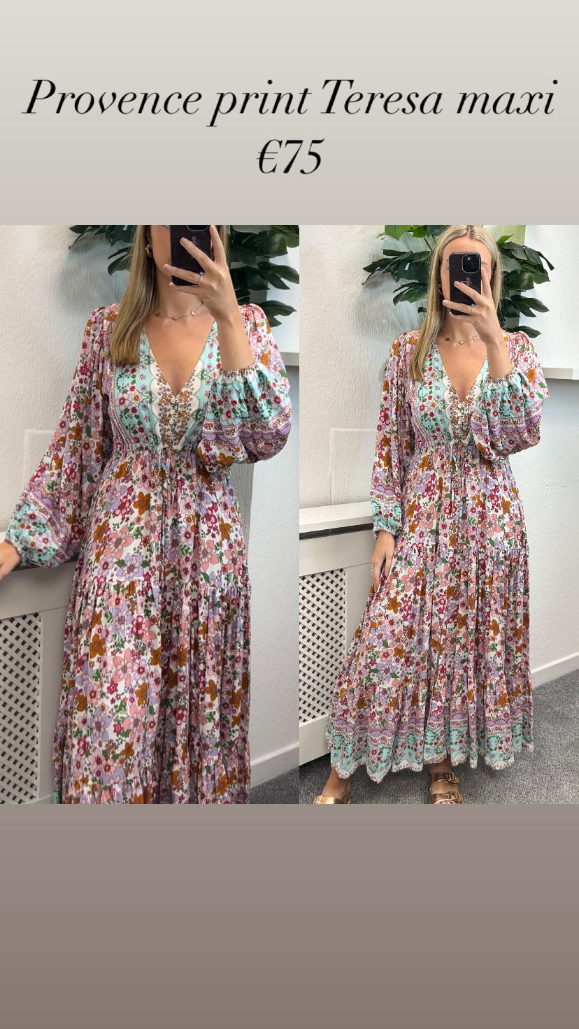 Provence print Teresa maxi