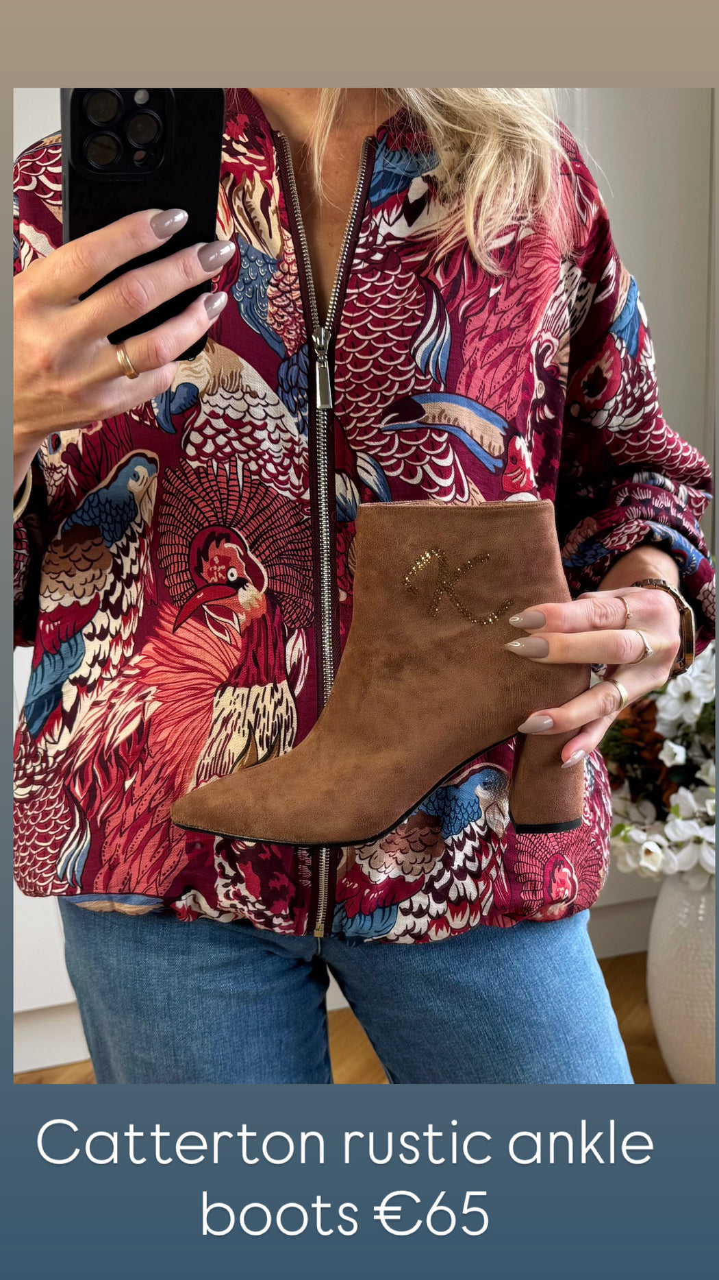 Catterton rustic ankle boots