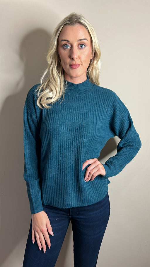 Molly teal sweater