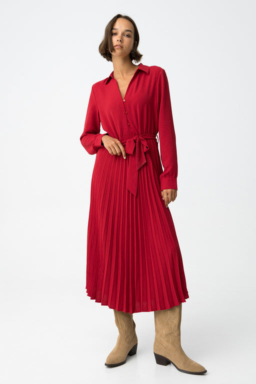 Okinawa pleated dress