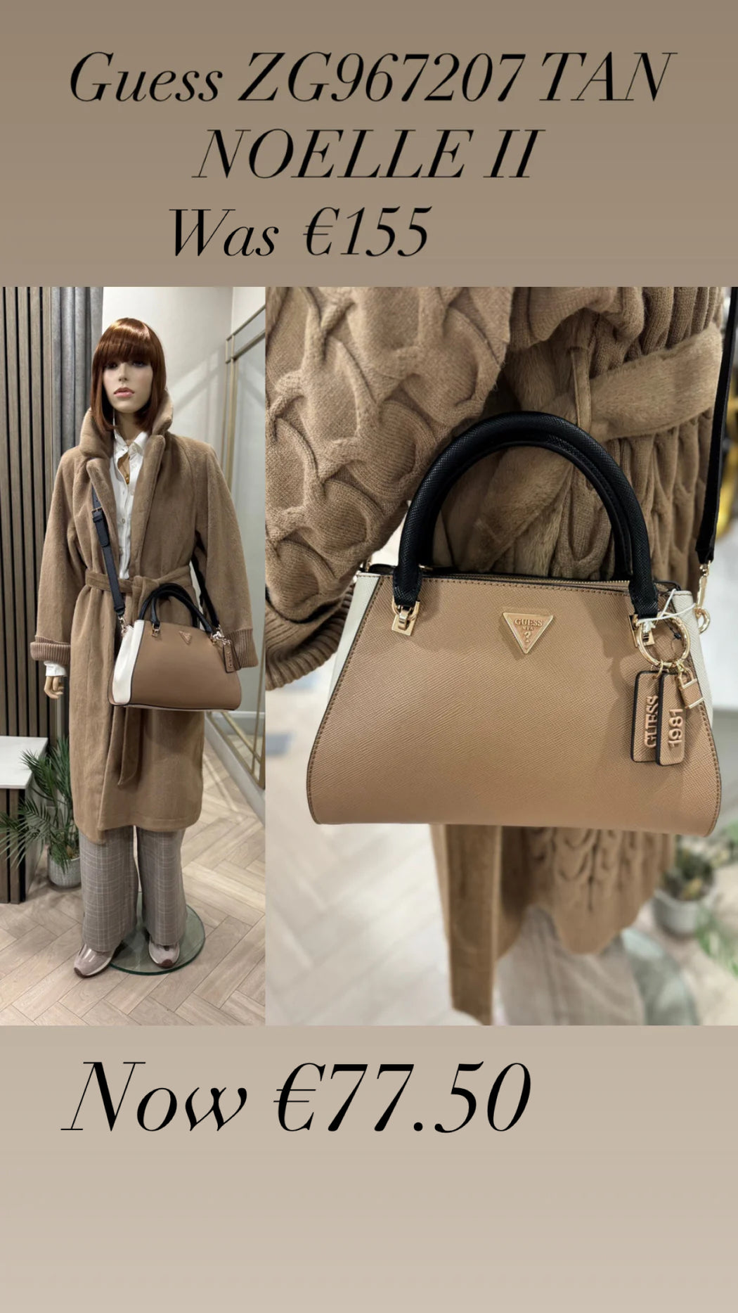 Guess ZG967207 TAN NOELLE II