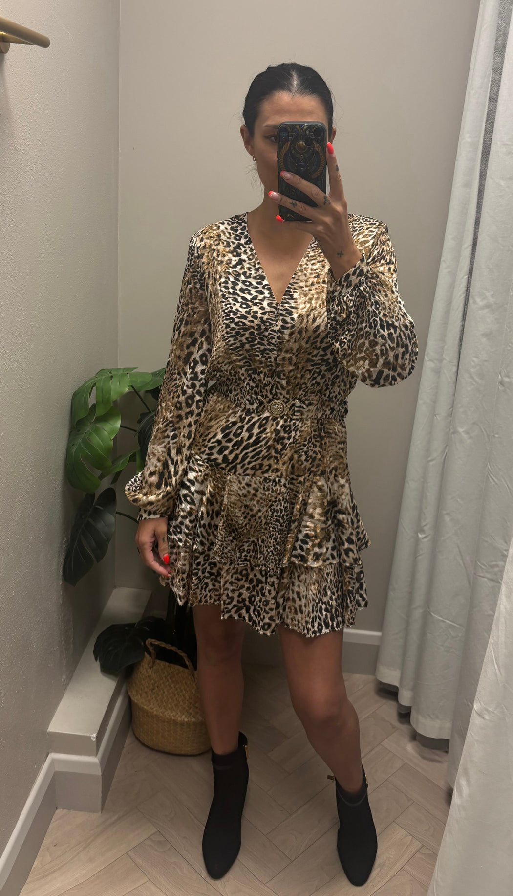 Guess leopard Clarisse flare dress