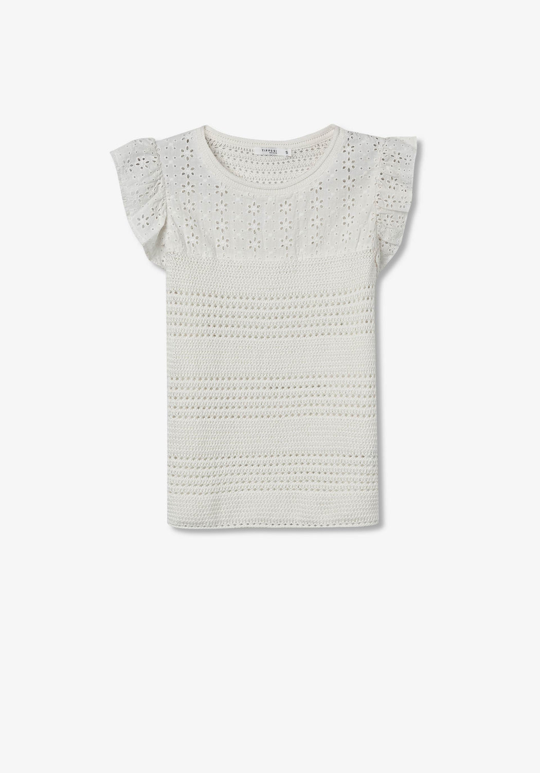 Ashera white crochet top