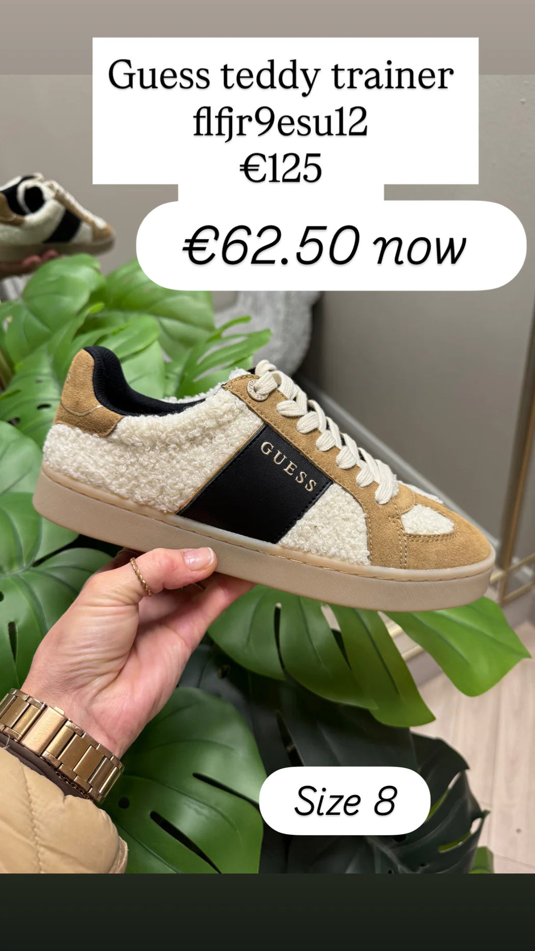 Guess teddy trainer flfjr9esu12