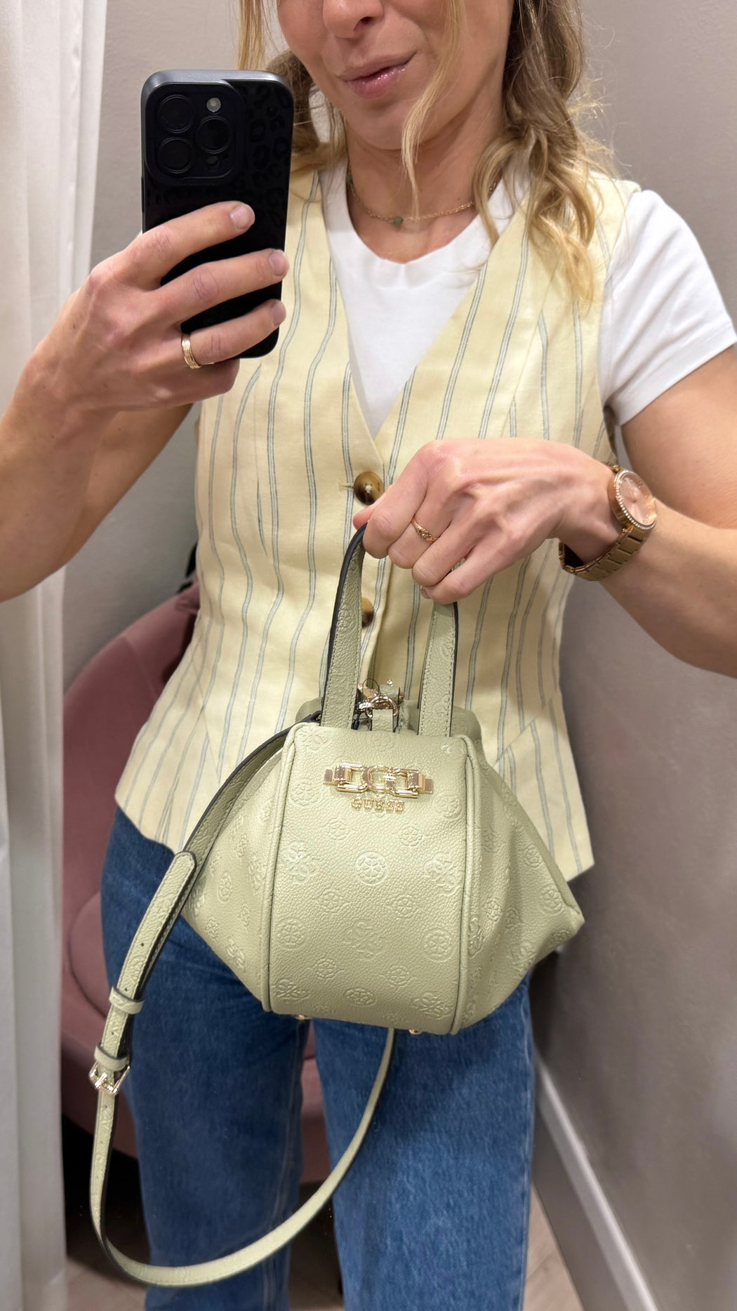 Guess sage logo anise bag pd991677