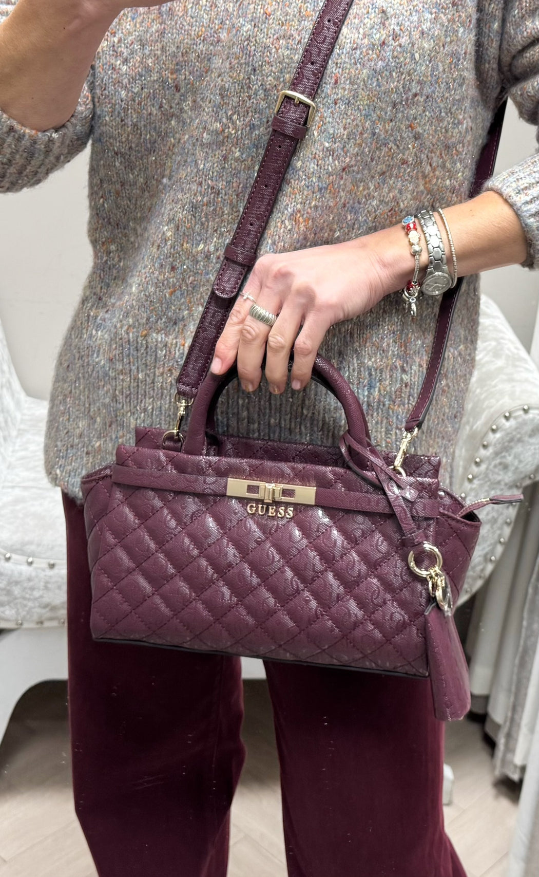 Guess Wine IDRA Bag. GG815705