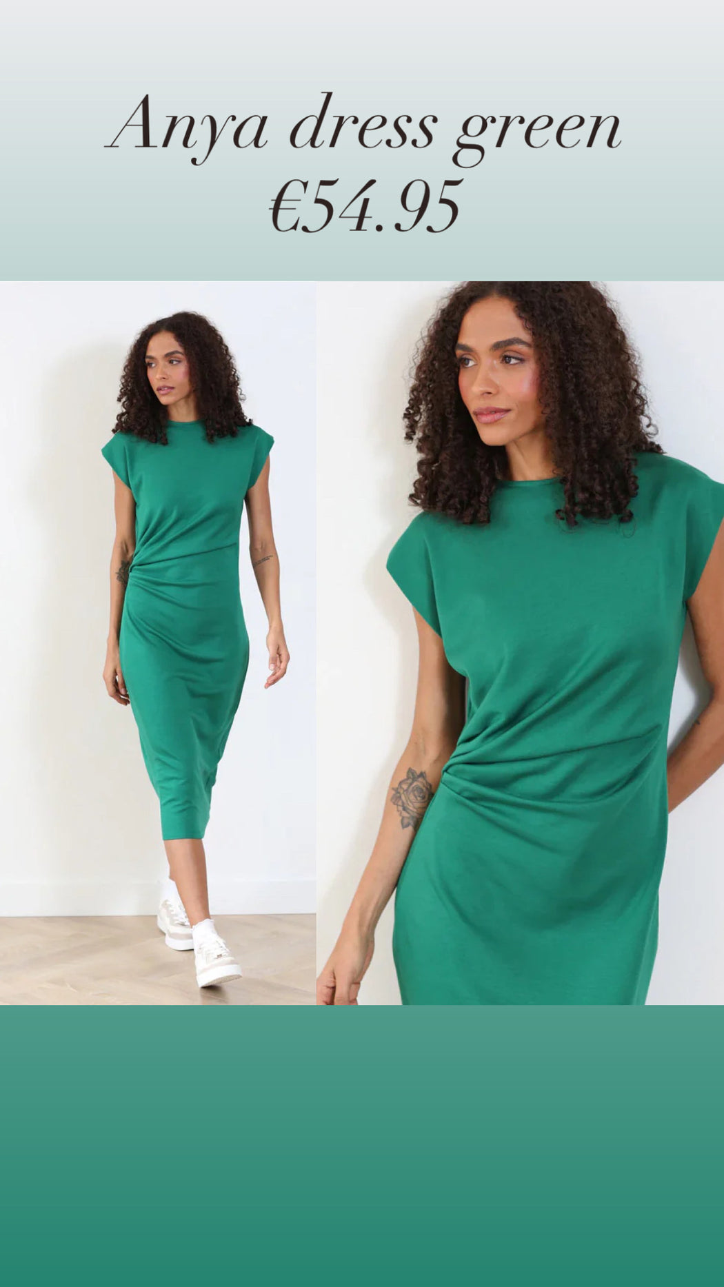 Anya Dress Green
