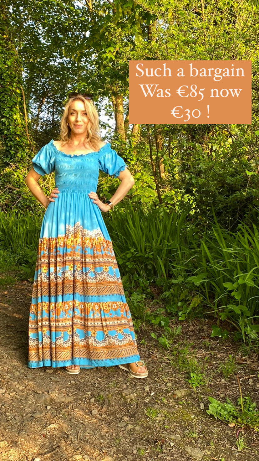 Ginerva print Claudette maxi