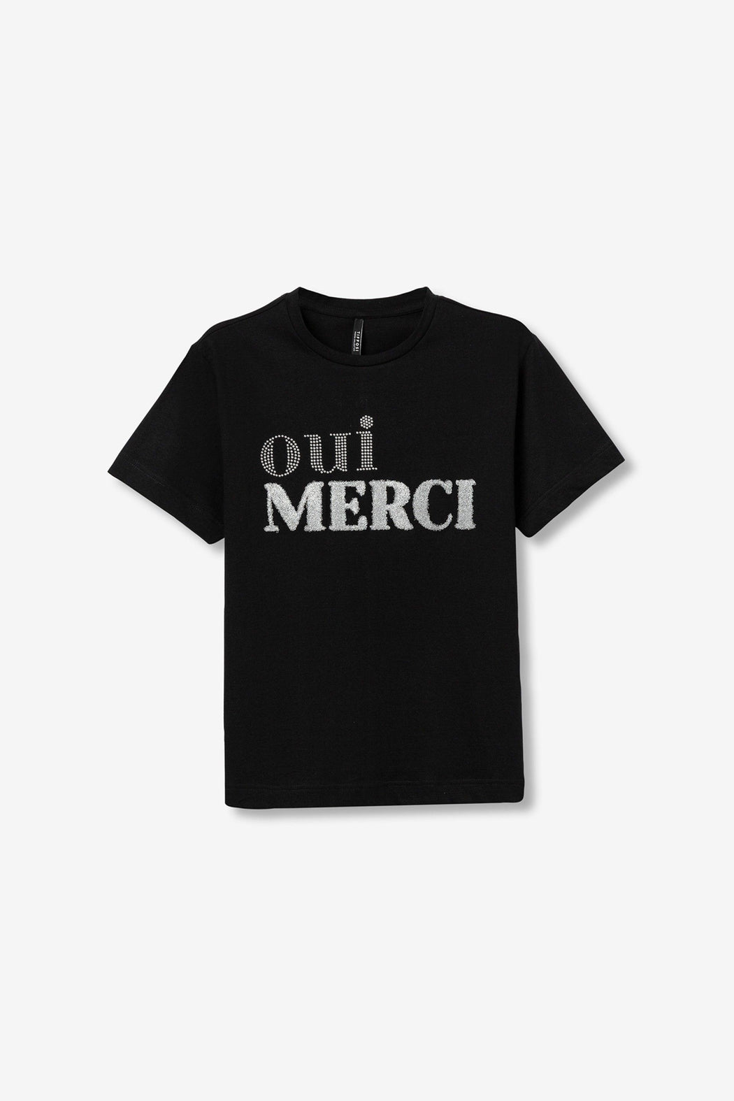 bold black tee