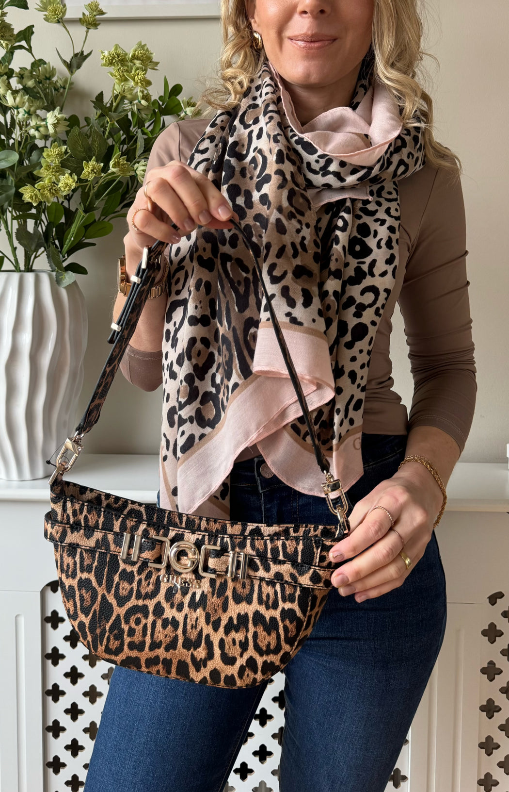 Guess leopard cirene bag LG966818