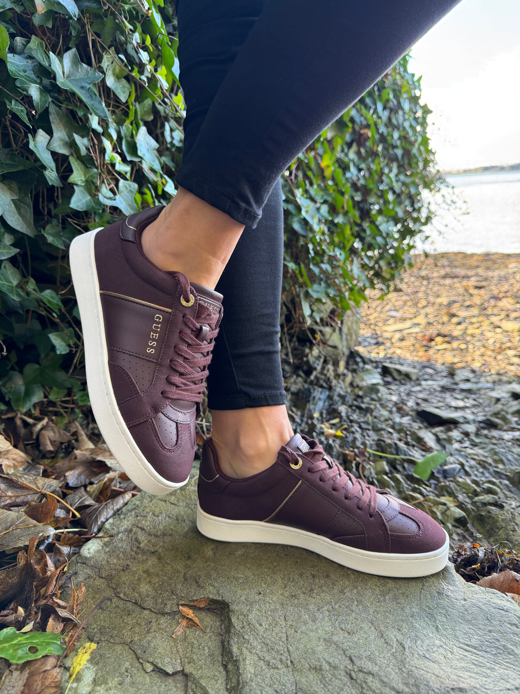 Guess jrone wine sneaker flfjr8pel12