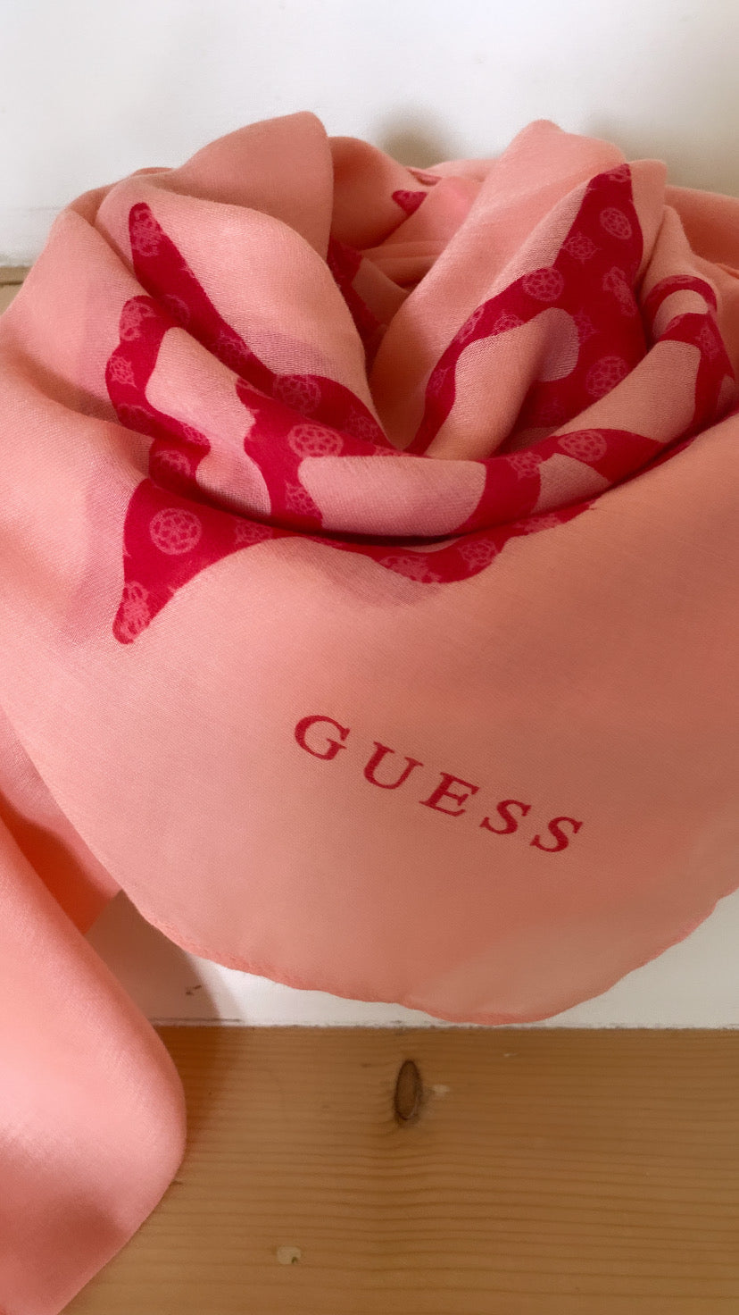 Guess pink scarf aw5133POL03