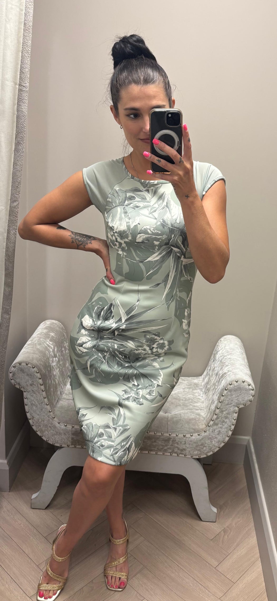 W3YK64K9UN2 guess scuba bodycon dress