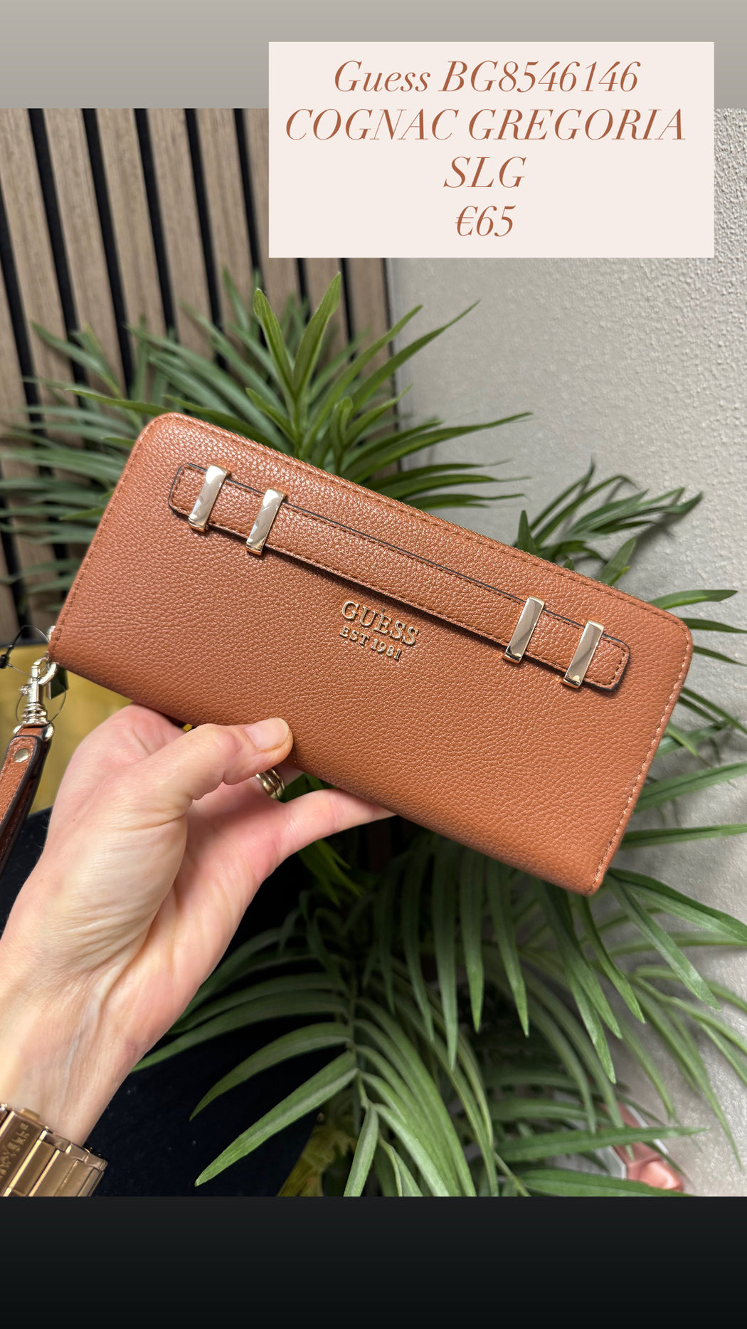 Guess BG8546146 COGNAC GREGORIA SLG