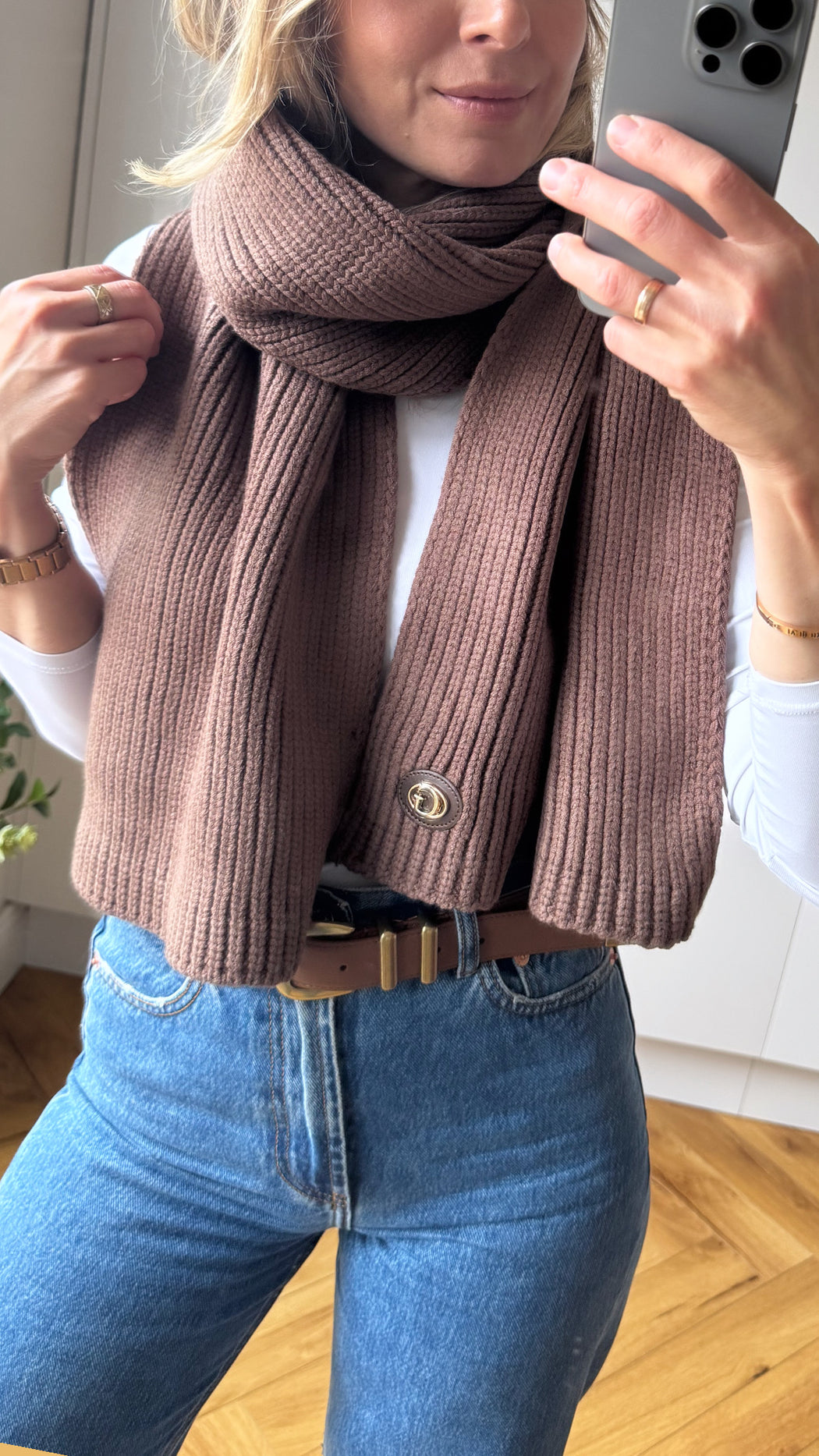 Guess espresso scarf AW5639POL03 - ESP