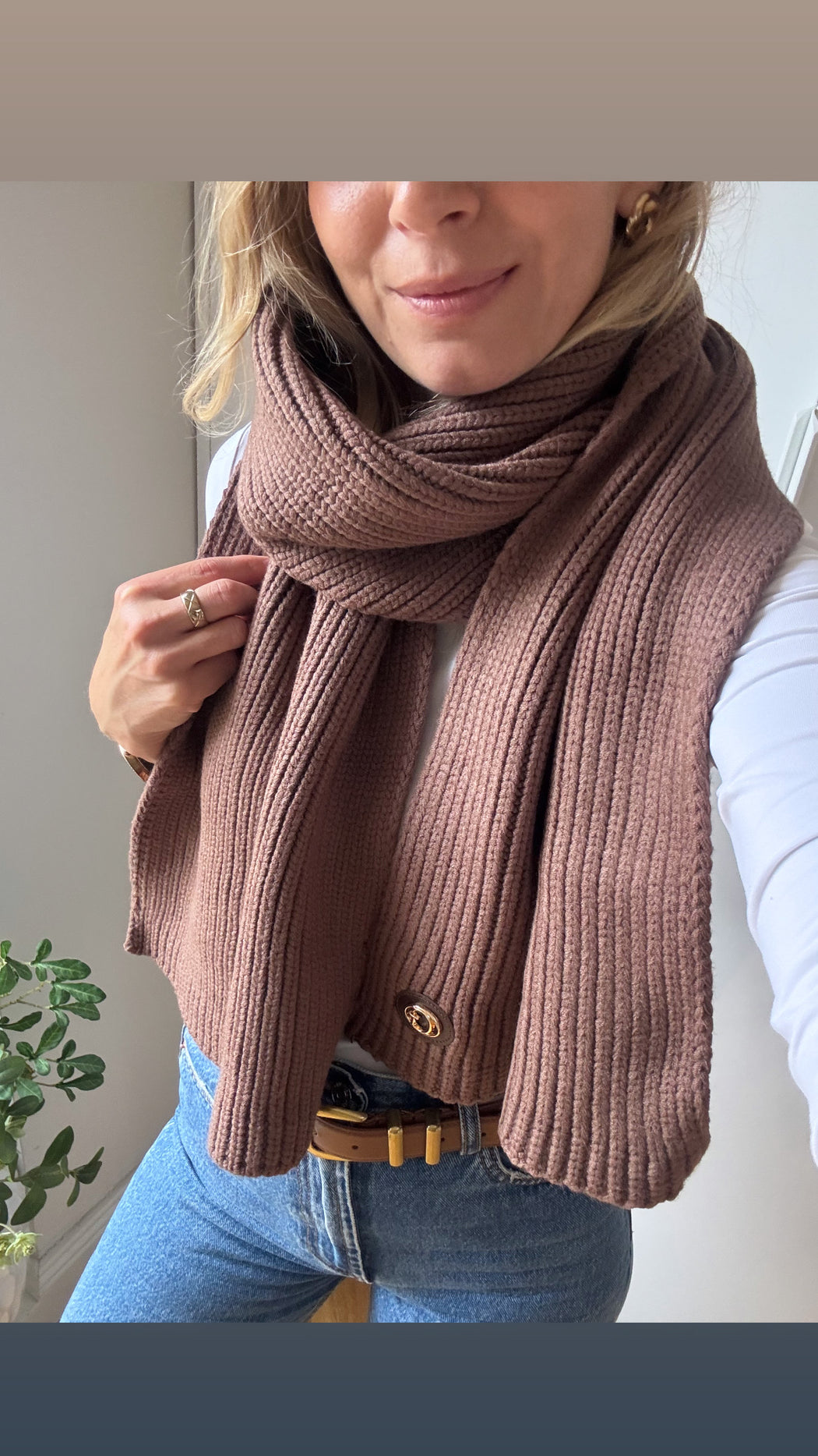 Guess espresso scarf AW5639POL03 - ESP