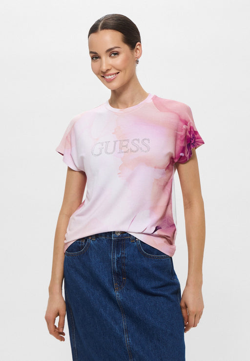 Guess blush tie dye tee W5RI09K68D2
