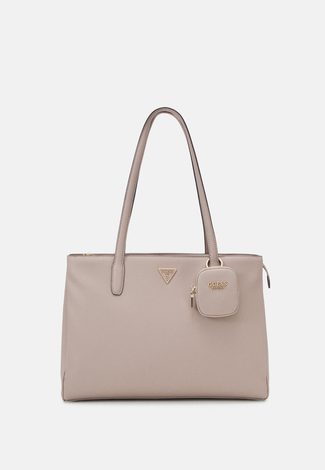 Guess taupe power play tote bag BG900623