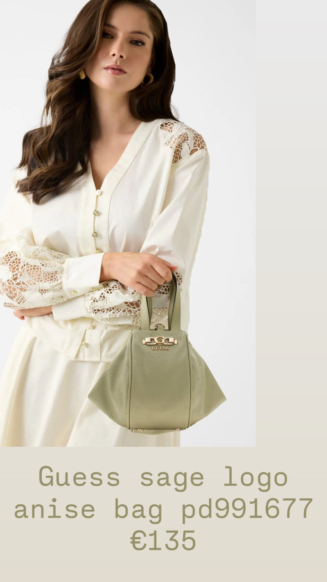 Guess sage logo anise bag pd991677