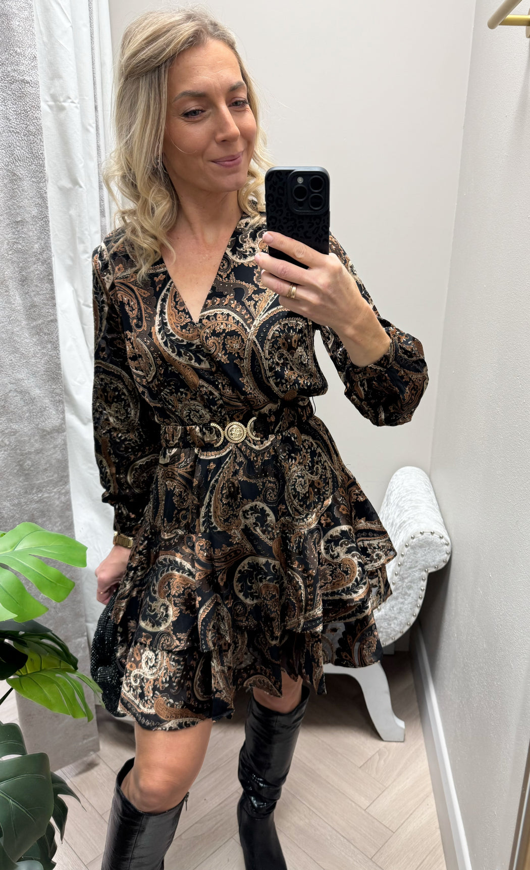 Clarisse guess paisley print dress W5BK53W2770 - P1WT