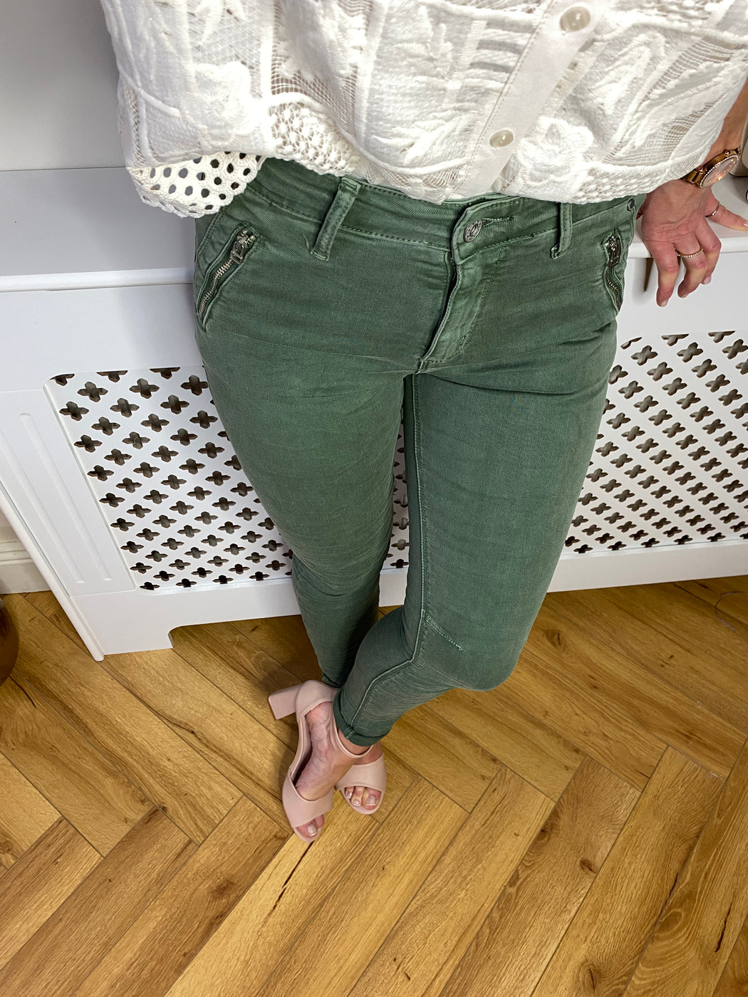 Melly khaki mc8126-14 jeans