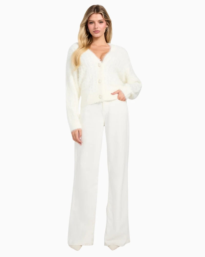 Guess kinako cream cardi