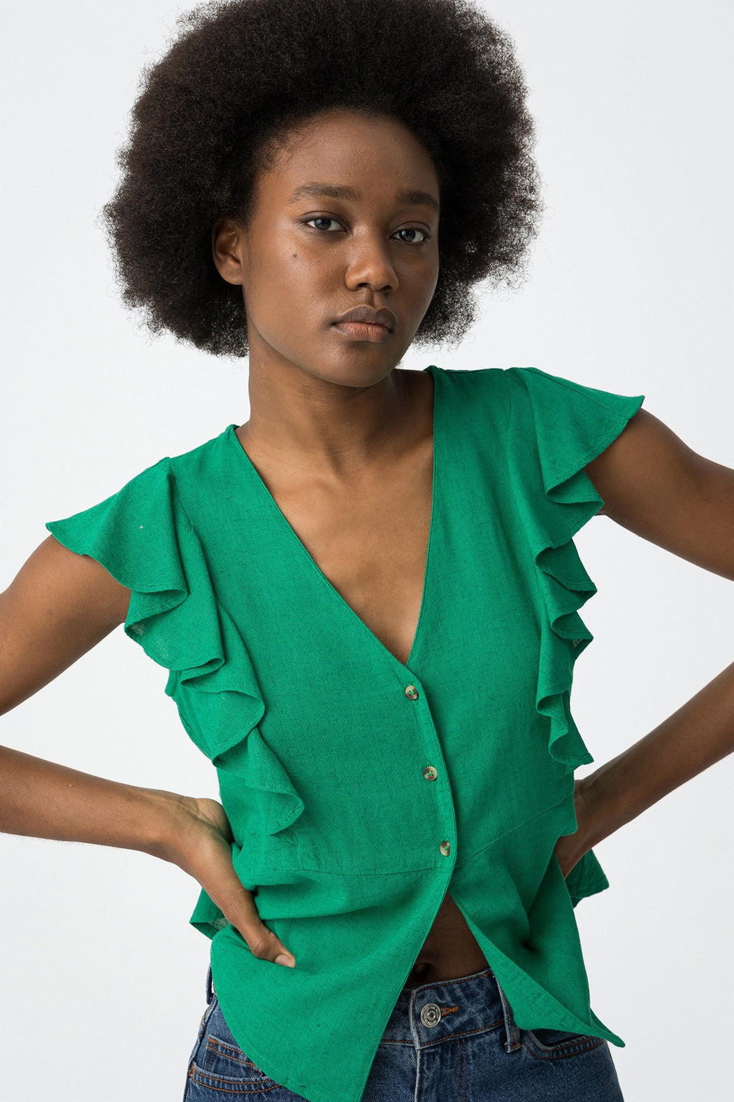 Solinda  green top