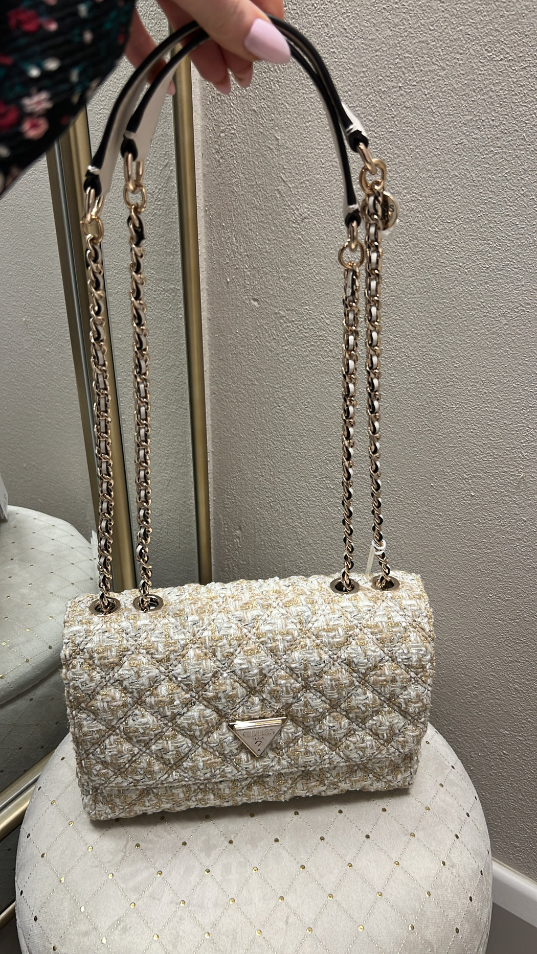 Guess giully stormy cream gold  as874820