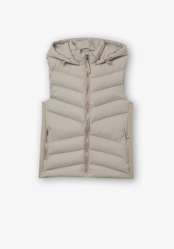 Tiffosi beige eve gilet