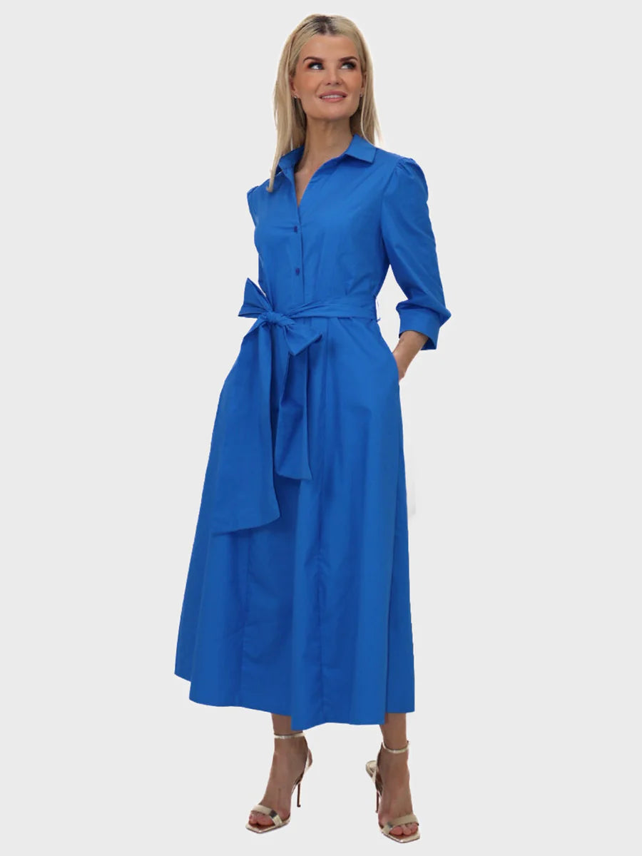 VICTORIA BLUE MAXI DRESS