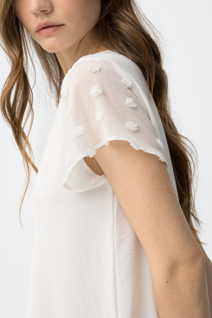 Nony winter white top