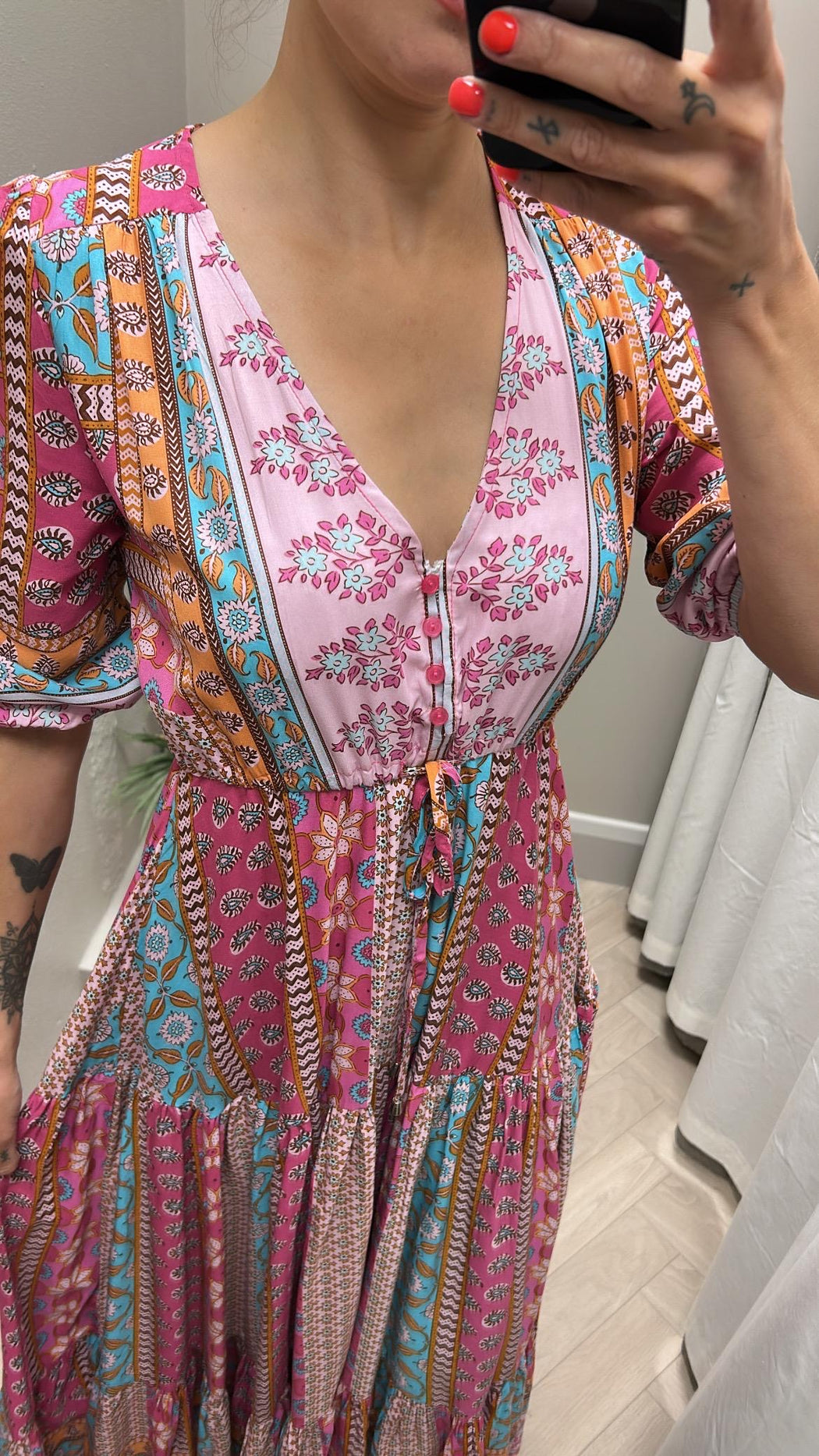 Cedella print Olivia maxi