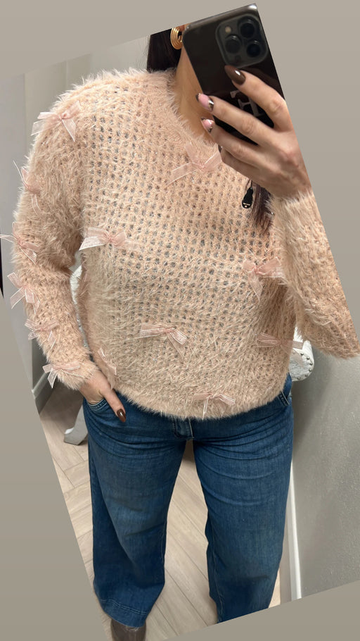 Guess blush hinata lurex knit