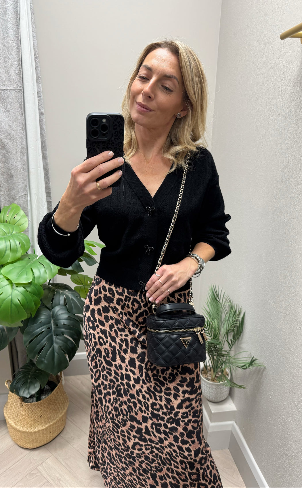 Guess Lyla black sweater cardi