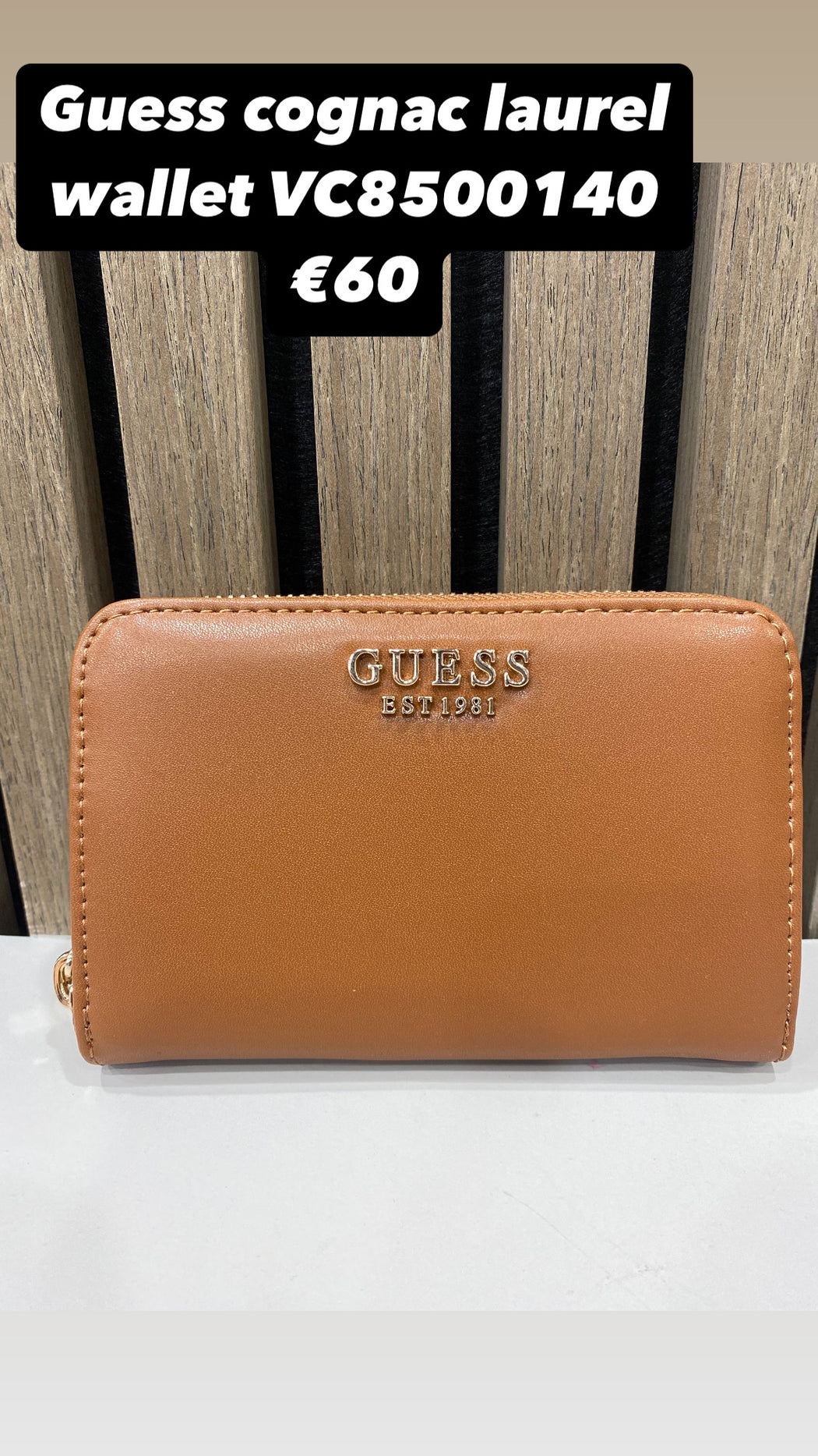 Guess cognac laurel wallet VC8500140