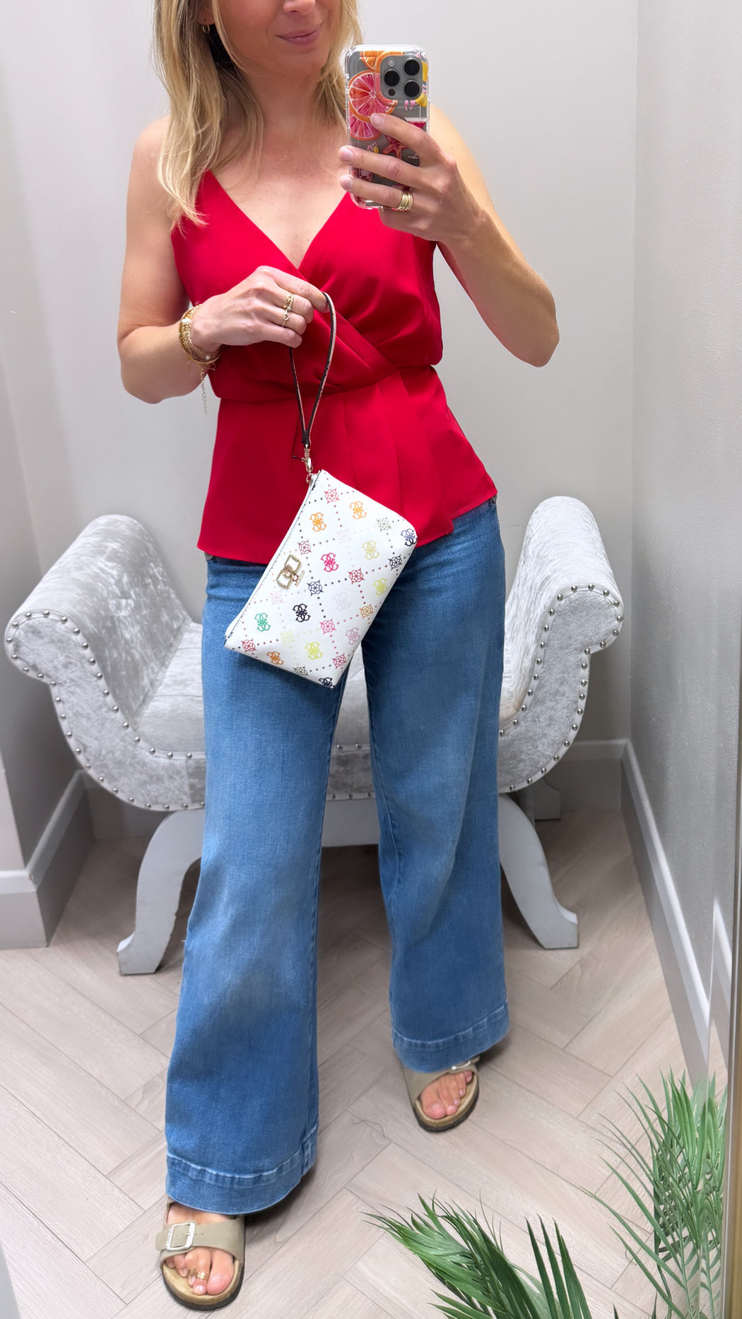 Sik azalea pink  top