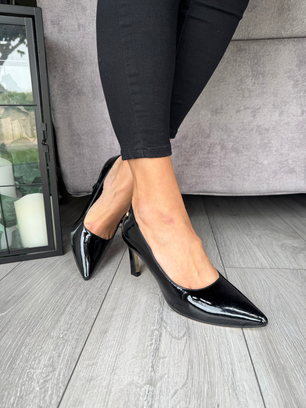 Bamburgh schwarz heel