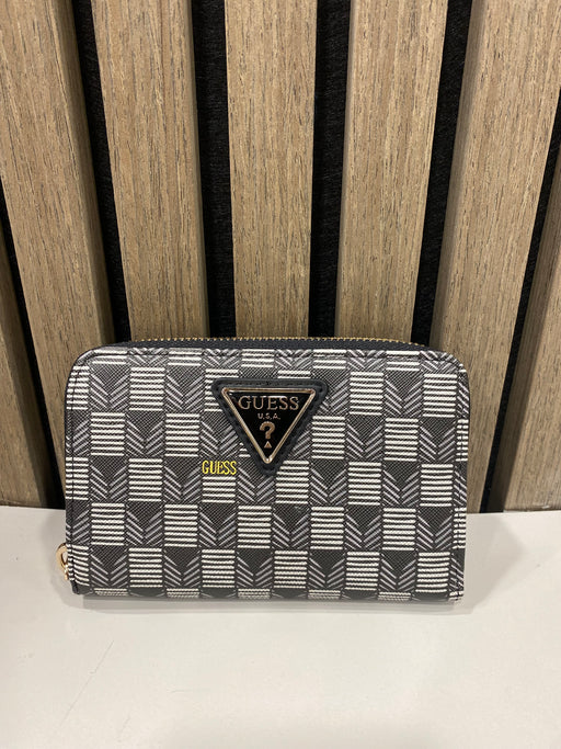 Guess black logo G wave wallet JT9344140