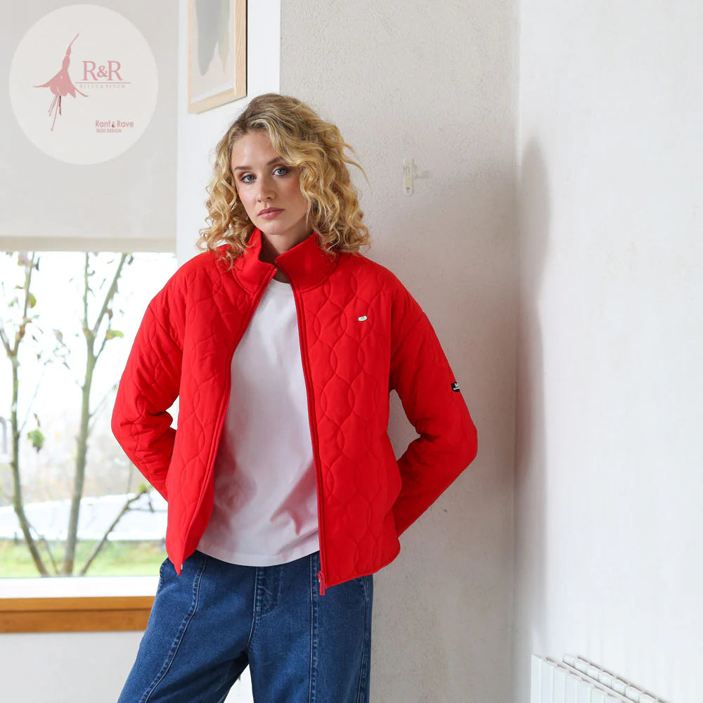 Aine Jacket Tomato red