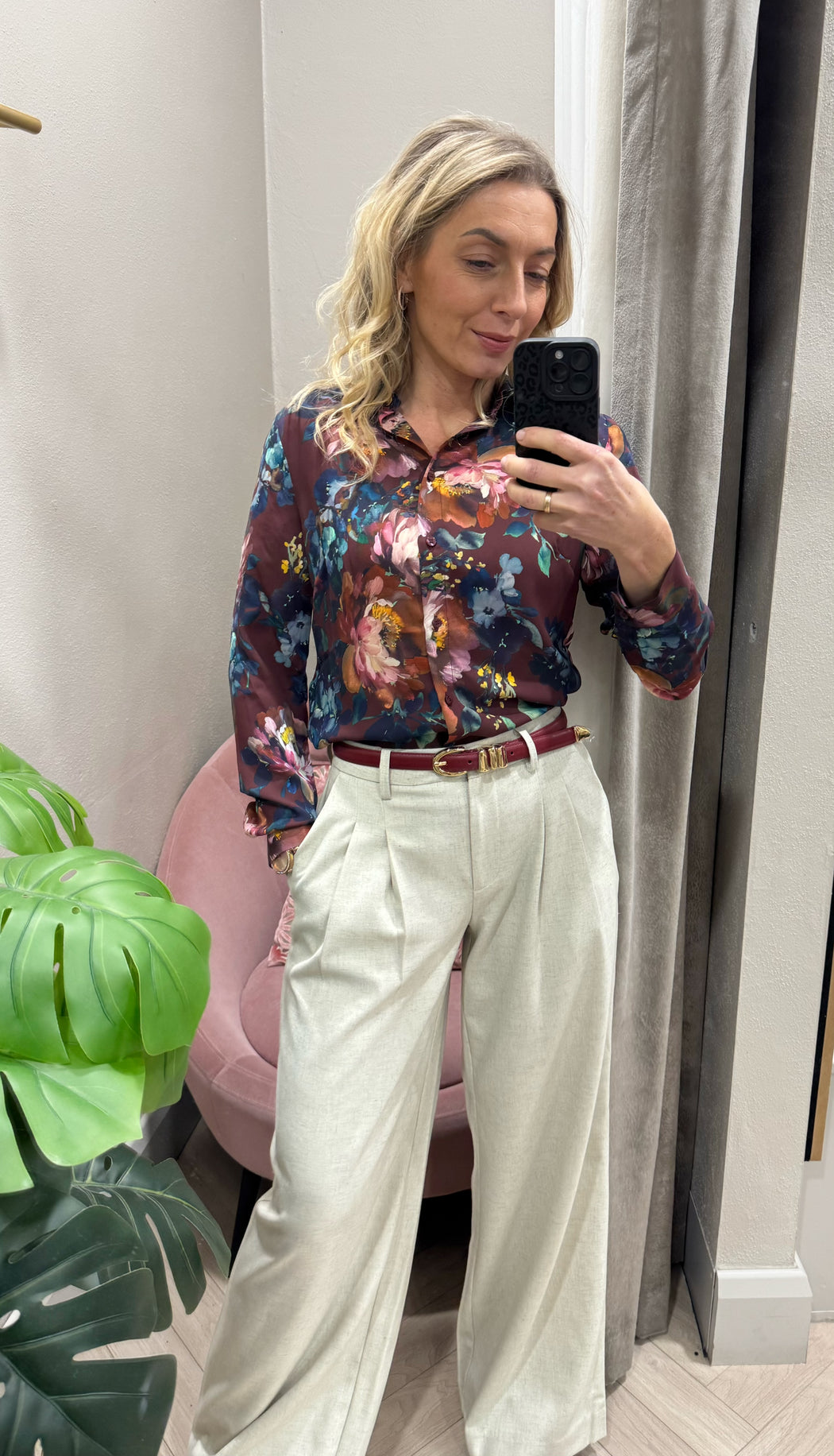 Guess wine guess floral clouis w5bh73wgLA2