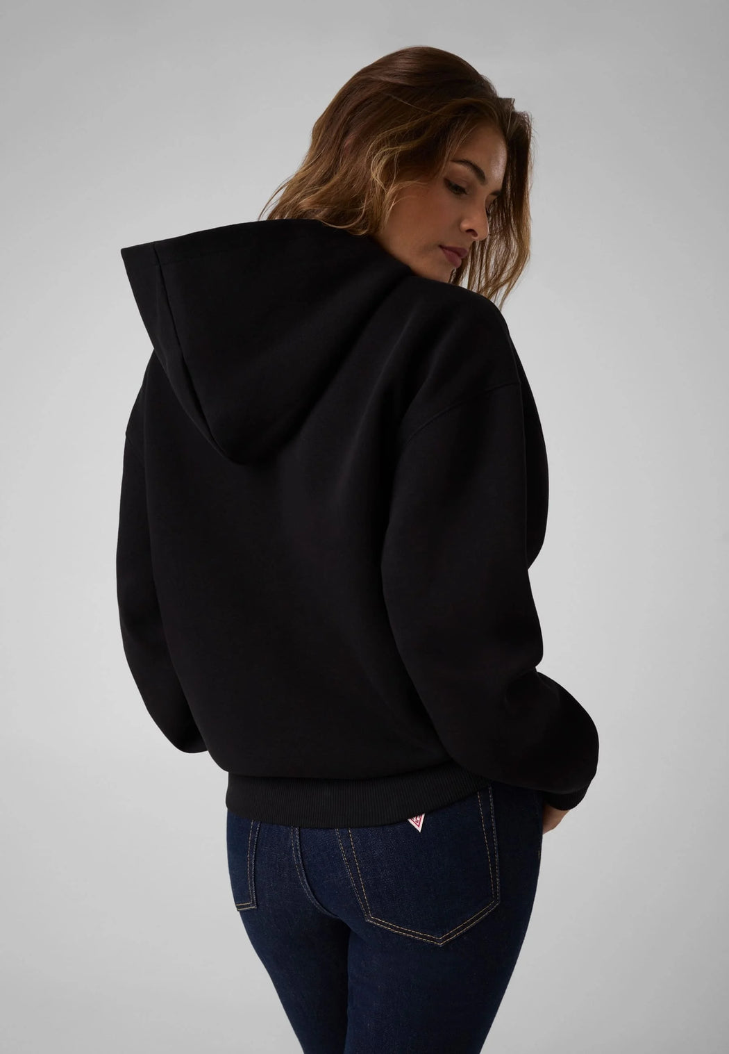 Guess Marilyn hooded sweater w6bq18k6664jblk
