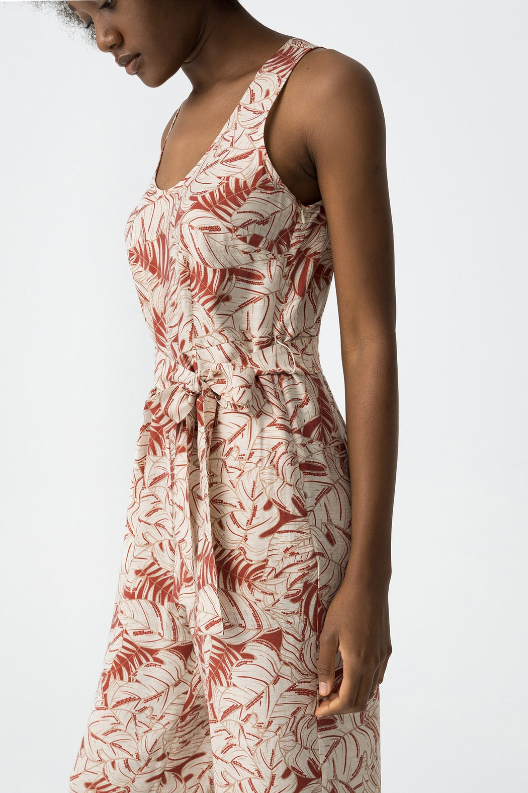 Tabaco jumpsuit tan/cream