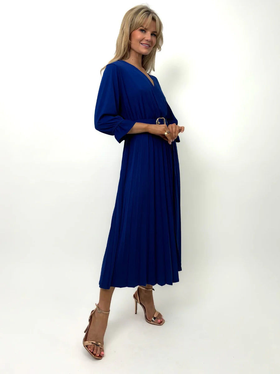 POSITANO BlUE CRISTAL MIDI DRESS