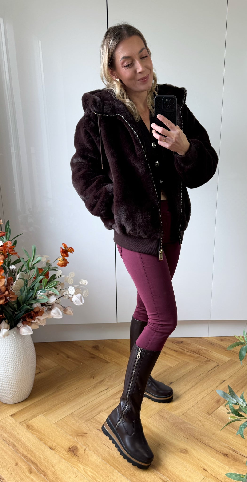 Bildale Chocolate Wedge Boots