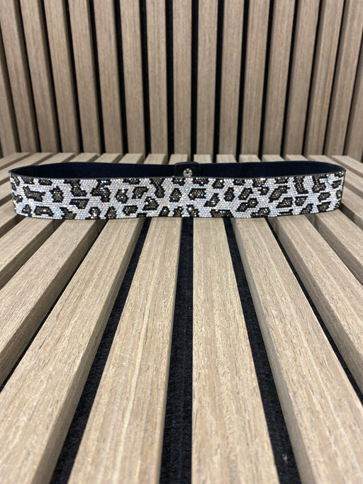 Molly animal print sparkle belt