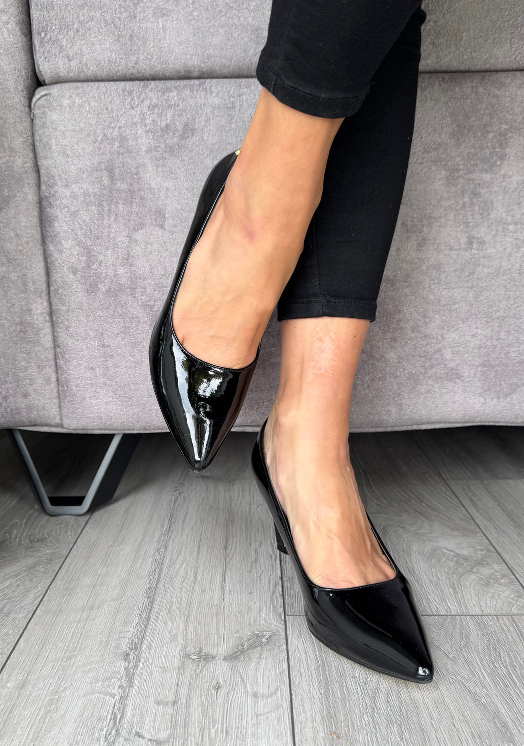 Bamburgh schwarz heel