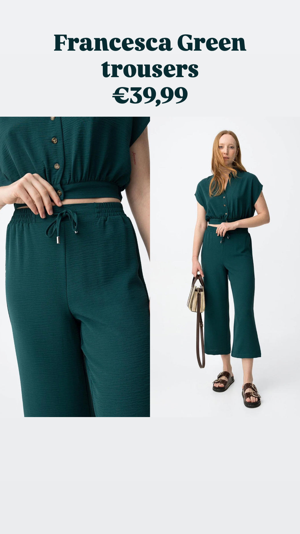 Francesca Green  trousers
